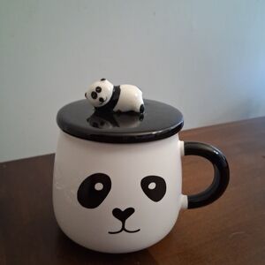 Panda Mug with Lid